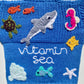 "Vitamin Sea” Handmade Cardigan Size Approx 3-4 Years