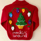 "Rockin' Around” Handmade Cardigan Size Approx 4-6 Years