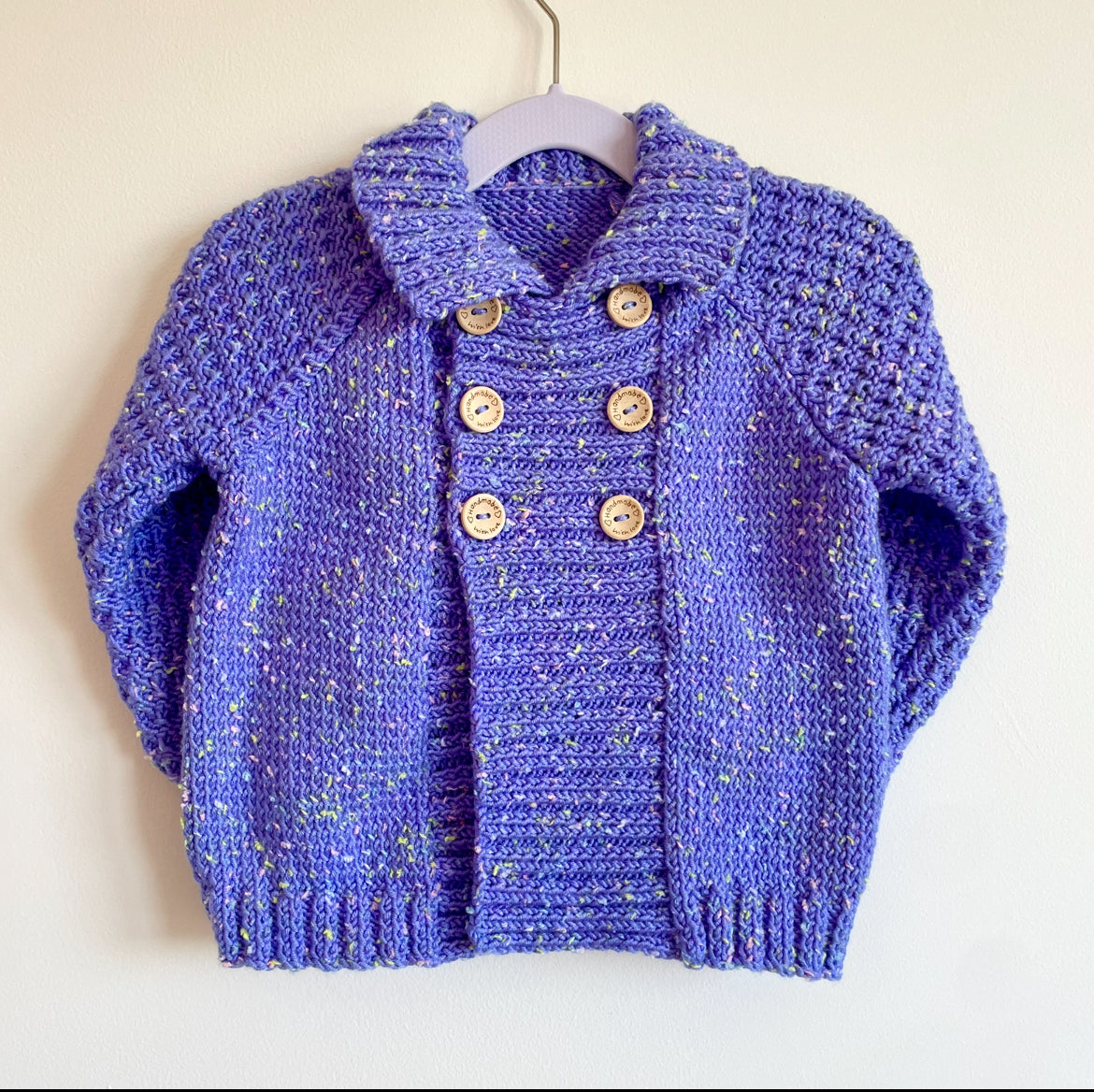 "Dreamer” Handmade Cardigan Size Approx 2-3 Years