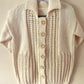 “Ice Cream Club” Handmade Cream Cardigan Size Approx 6-8 Years