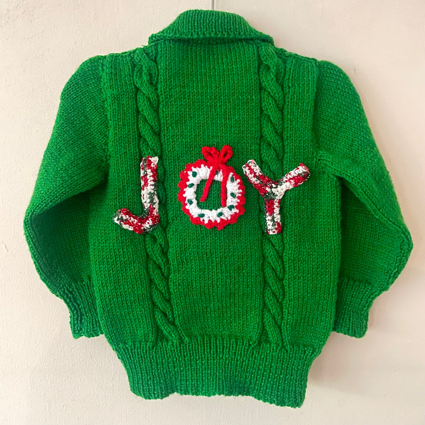 "JOY” Handmade Cardigan Size Approx 1.5-3 Years