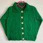 "Expert Cookie Taster" Handmade Cardigan Size Approx 2.5-3.5 Years