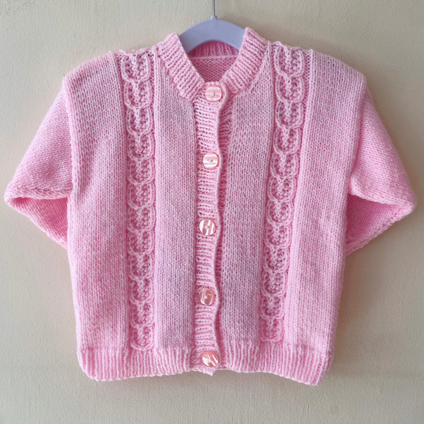 "Bloom” Handmade Cardigan Size Approx 2-3 Years