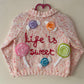 "Life Is Sweet" Handmade Jumper Size Approx 2-3 Years