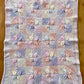 Large Pastel Floral Design Handmade Blanket