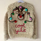 "Cool Yule" Handmade Jumper Size Approx 4-6 Years