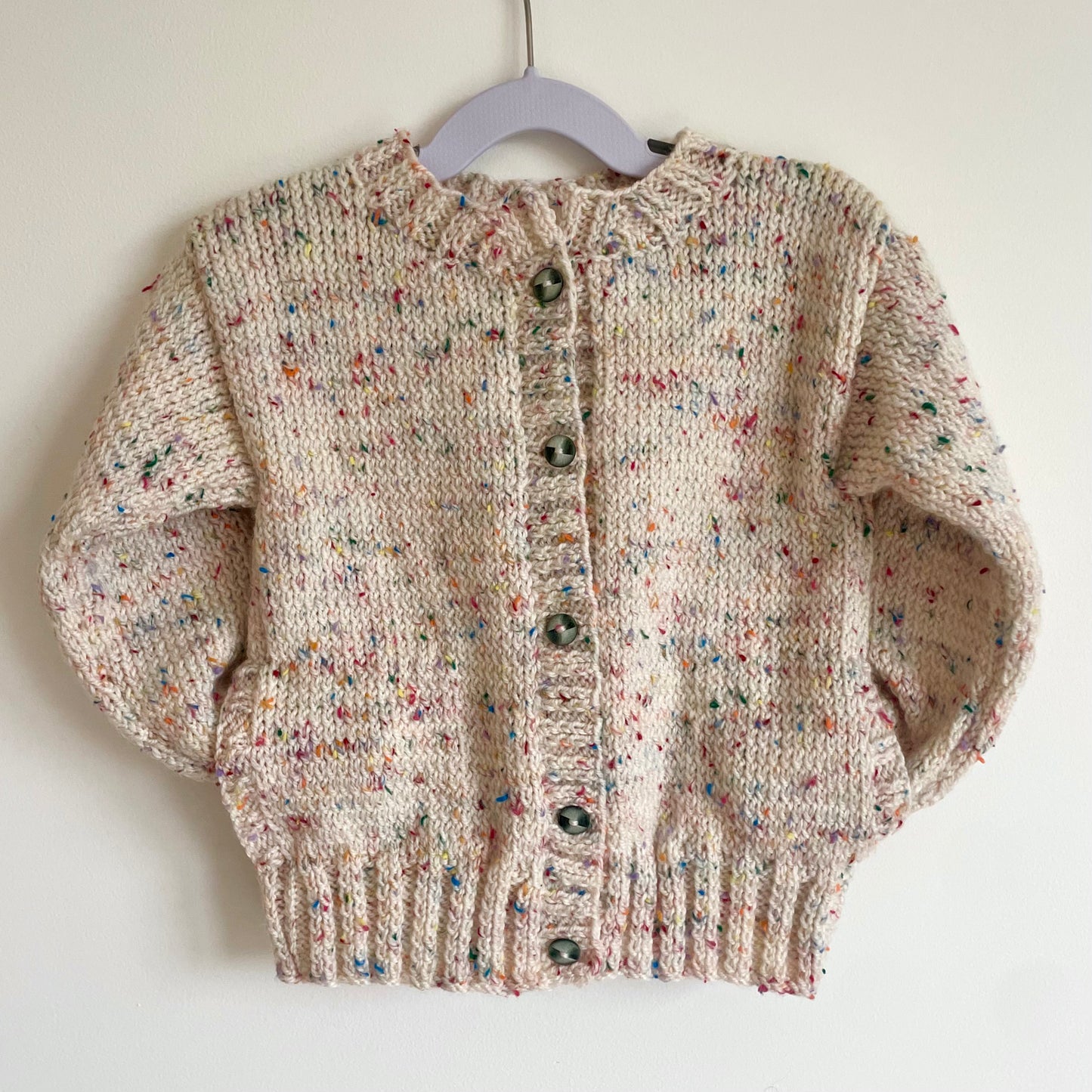 "Stick Man” Handmade Cardigan Size Approx 2-4 Years