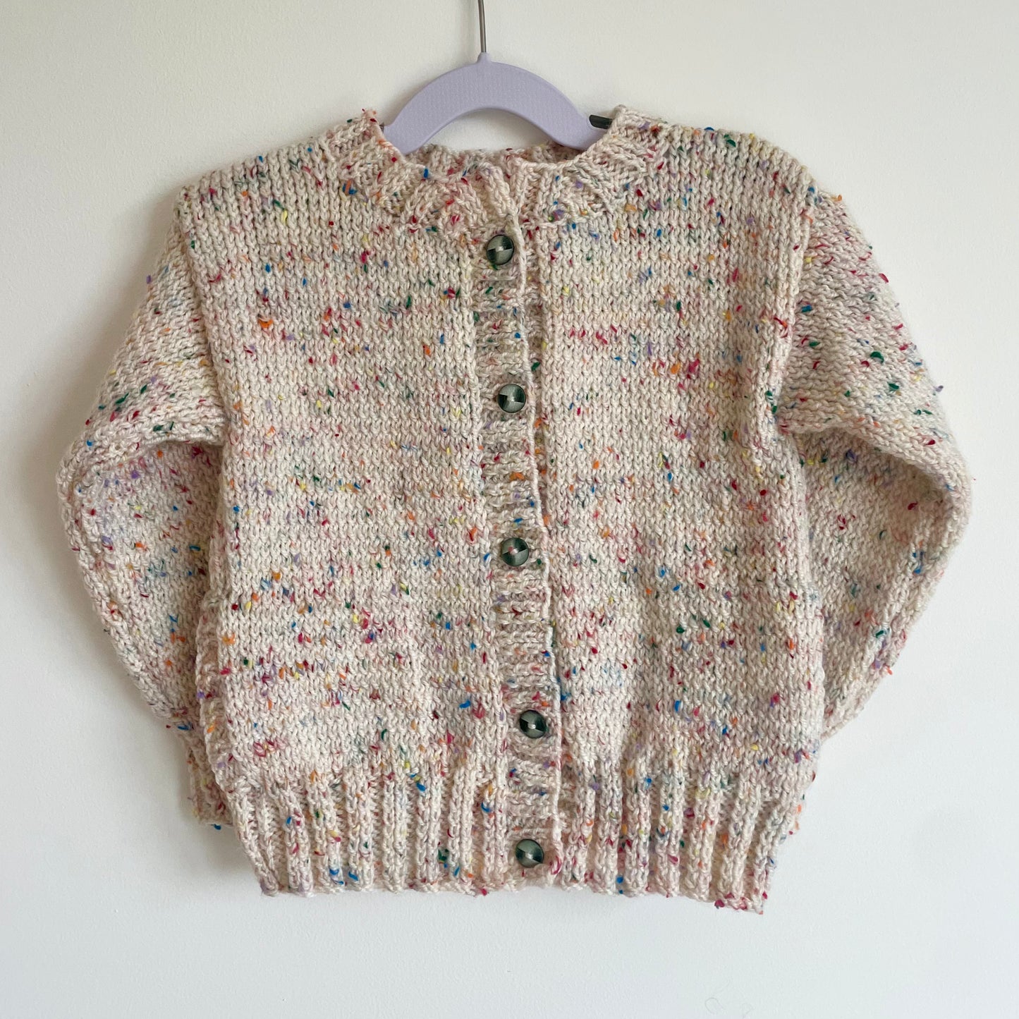 "Stick Man” Handmade Cardigan Size Approx 2-4 Years