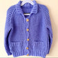 "BOO" Handmade Cardigan Size Approx 4-6 Years