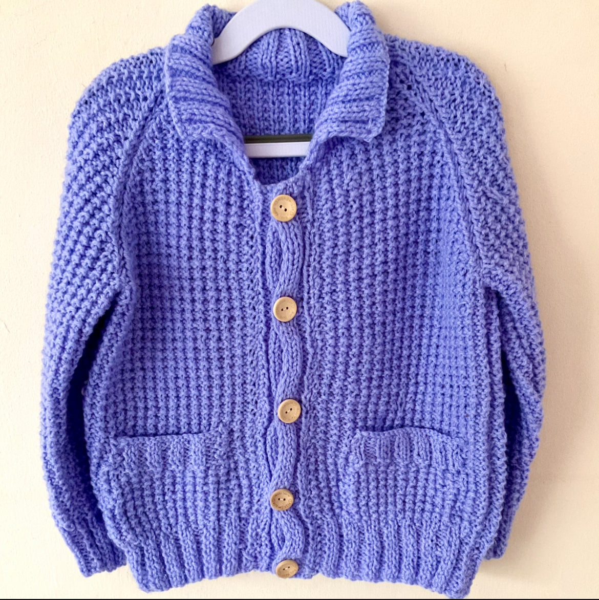 "BOO" Handmade Cardigan Size Approx 4-6 Years