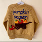 "Pumpkin Season" Handmade Cardigan Size Approx 5-7 Years