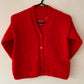🎄Day 1🎄“Fa La La La La” Christmas Handmade Cardigan Size Approx 4-6 Years