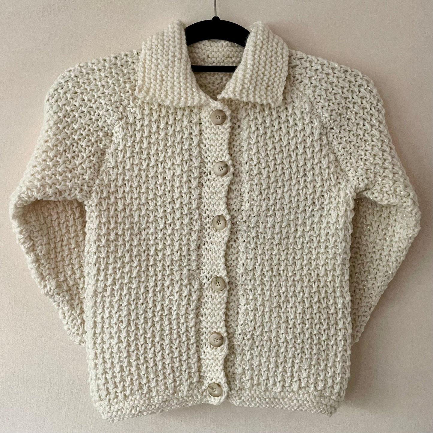 🎄Day 3🎄“Aprés Ski” Christmas Handmade Cardigan Size Approx 6-8 Years