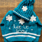 🎄Day 5🎄“Let It Snow” Christmas Handmade Jumper & Hat Size Approx 18-24 Months