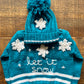 🎄Day 5🎄“Let It Snow” Christmas Handmade Jumper & Hat Size Approx 18-24 Months