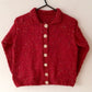 🎄Day 8🎄“Winter Wonderland” Christmas Handmade Cardigan Size Approx 4-6 Years