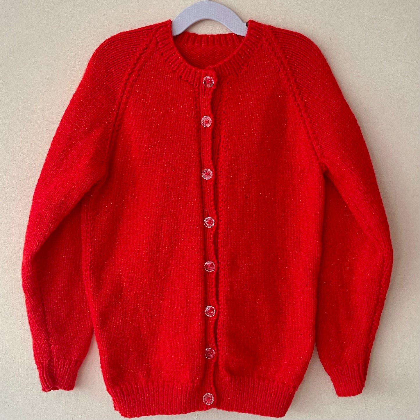 🎄Day 10🎄“Santa's Coming! I Know Him!” Christmas Handmade Cardigan Size Approx 5-7 Years