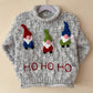 🎄Day 12🎄“HO HO HO” Christmas Handmade Jumper Size Approx 2-3 Years