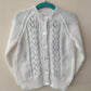 "Apple Of My Eye" Handmade Cardigan Size Approx 2-3 Years