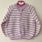 "Ice Cream Club” Handmade Cardigan Size Approx 4-6 Years