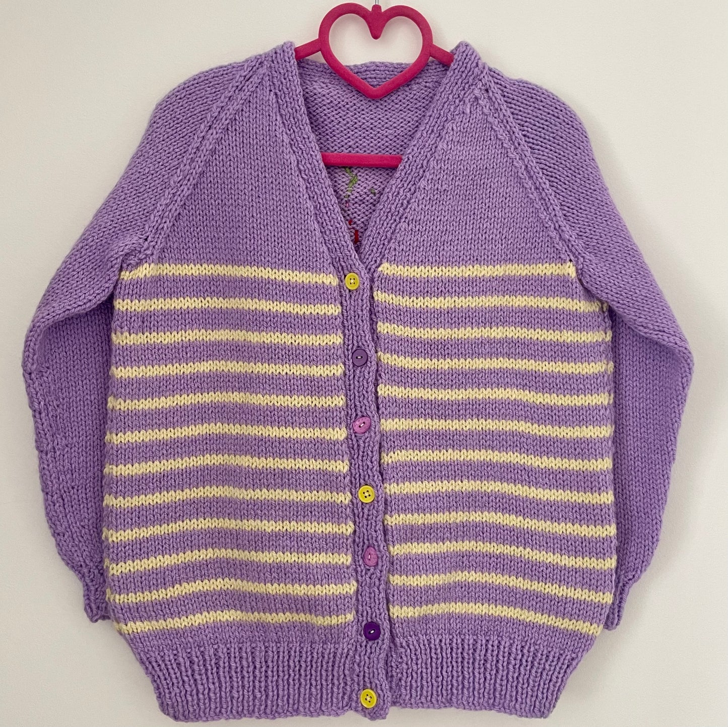 “Ice Cream Club” Handmade Cardigan Size Approx 4-6 Years