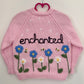 "Enchanted" Handmade Cardigan Size Approx 2-3 Years