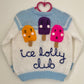 "Ice Lolly Club” Handmade Cardigan Size Approx 2.5-3.5 Years