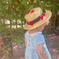 Cherry Embellished Straw Hat - Age 1-3 Years