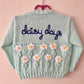 "Daisy Days” Handmade Cardigan Size Approx 2-3 Years