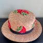 Strawberry Embellished Straw Hat - Age 5 Years