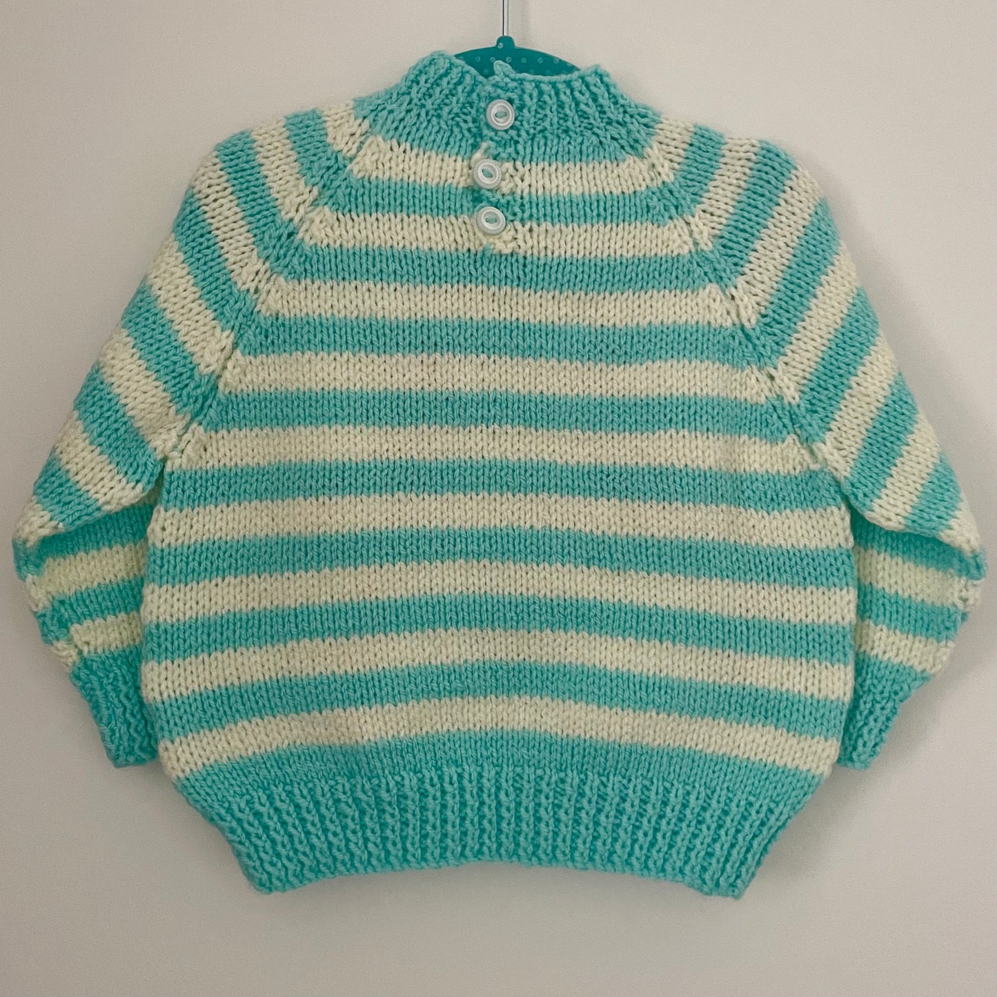 “C'est La Vie” Handmade Jumper Size Approx 18 months-2.5 Years