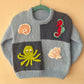 “Love Our Oceans” Handmade Jumper Size Approx 1-2 Years