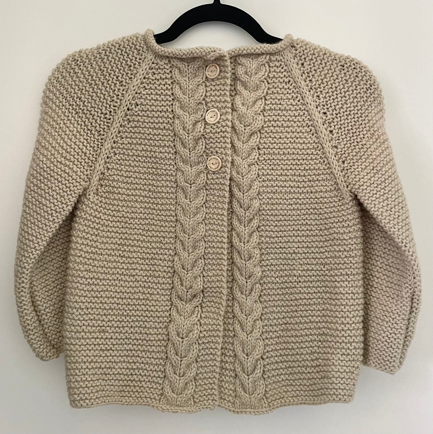 “Up & Away” Handmade Cardigan Size Approx 4-6 Years