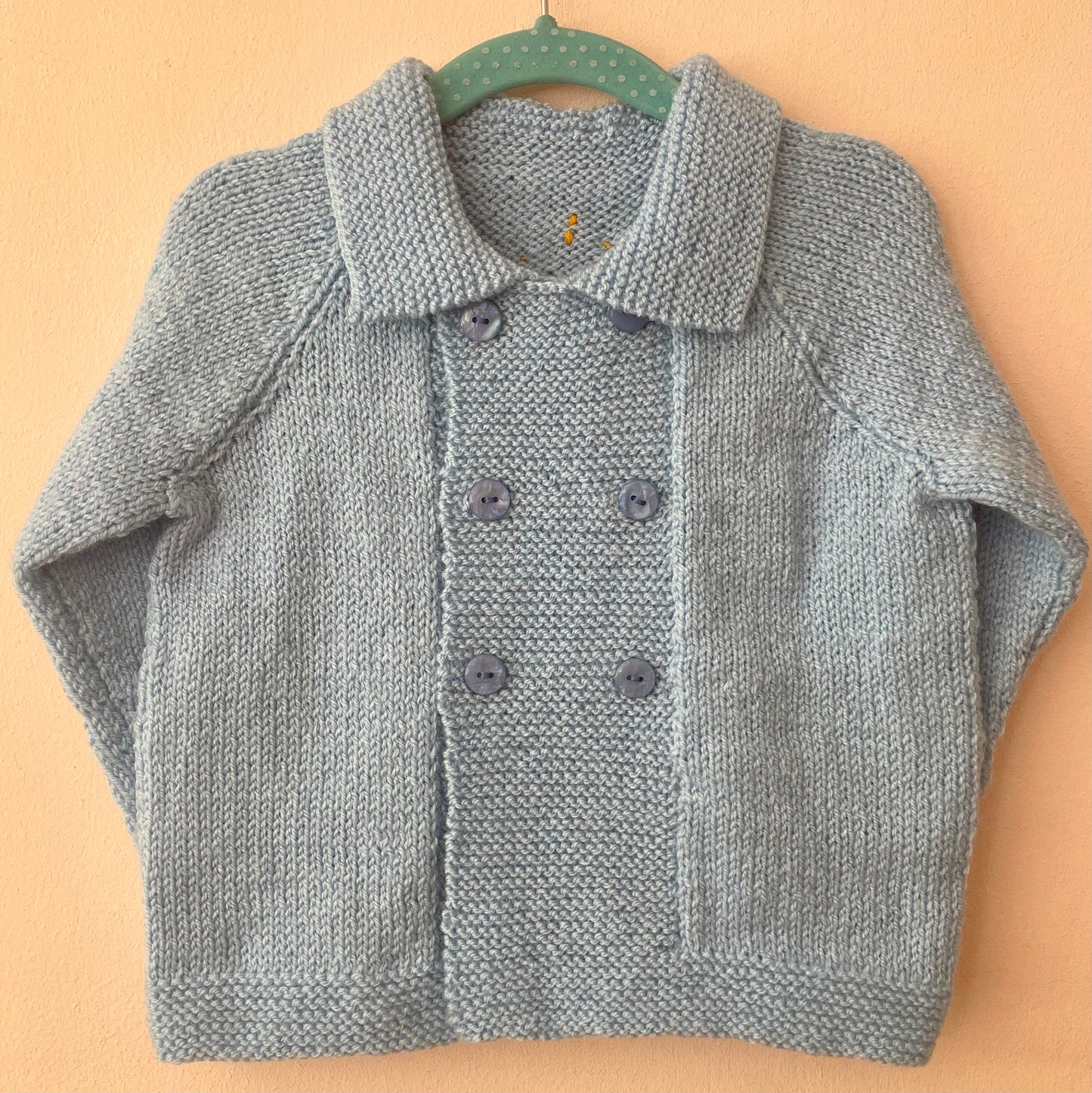 "Baby Shark” Handmade Cardigan Size Approx 2-3 Years