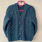 "Hot Dog” Handmade Cardigan Size Approx 3-4 Years