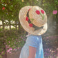 Cherry Embellished Straw Hat - Age 1-3 Years
