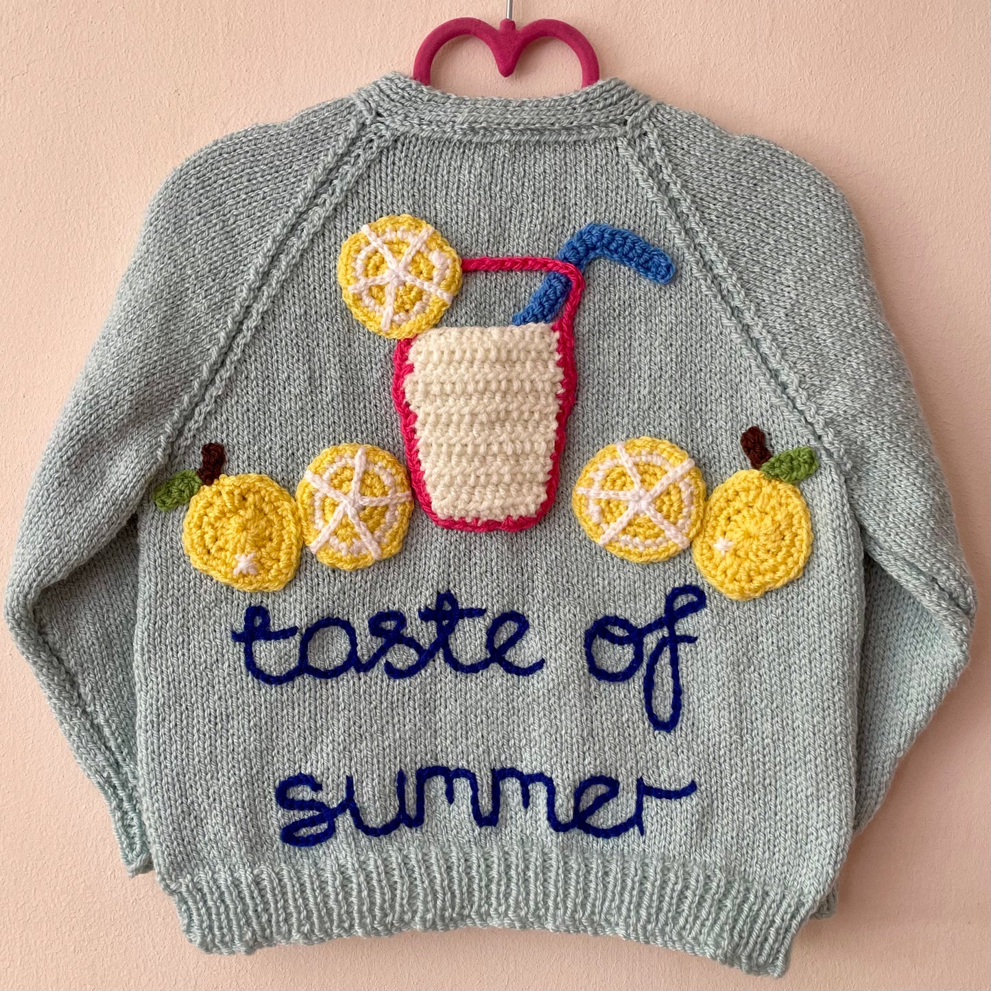 "Taste of Summer” Handmade Cardigan Size Approx 2-3 Years