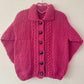 "Who's Come To Tea” Handmade Cardigan Size Approx 3-4 Years