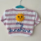 "My Sunshine” Handmade Cardigan Size Approx 6-12 months