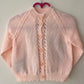 “Party Time” Handmade Birthday Cardigan Size Approx 18 months-2.5 Years