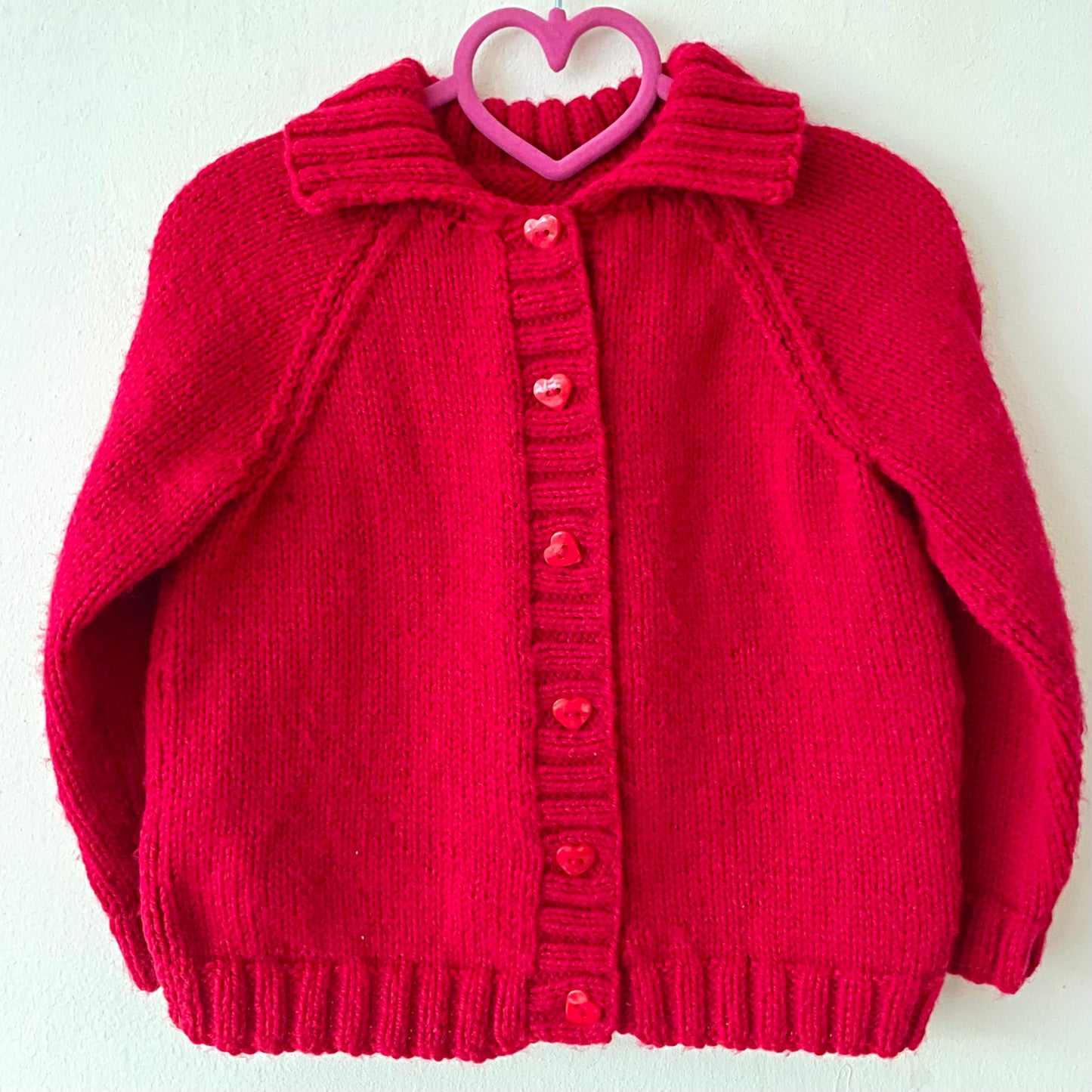 “Fa La La La La” Handmade Christmas Cardigan Size Approx 3-4 Years
