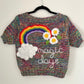 "Magic Days” Handmade Adult Cardigan Ladies Size 8-10 UK Approx