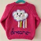"Dreamer” Handmade Cardigan Size Approx 1.5-2.5 Years