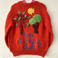 "Tree Climbing Club” Handmade Cardigan Size Approx 7-8 Years