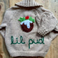 “Lil Pud” Handmade Christmas Cardigan Size Approx 12-18 Months
