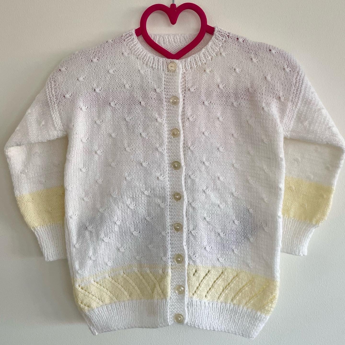 “Ice Cream Club” Handmade Cardigan Size Approx 2-3 Years
