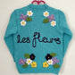 "Les Fleurs” Handmade Cardigan Size Approx 2-3 Years