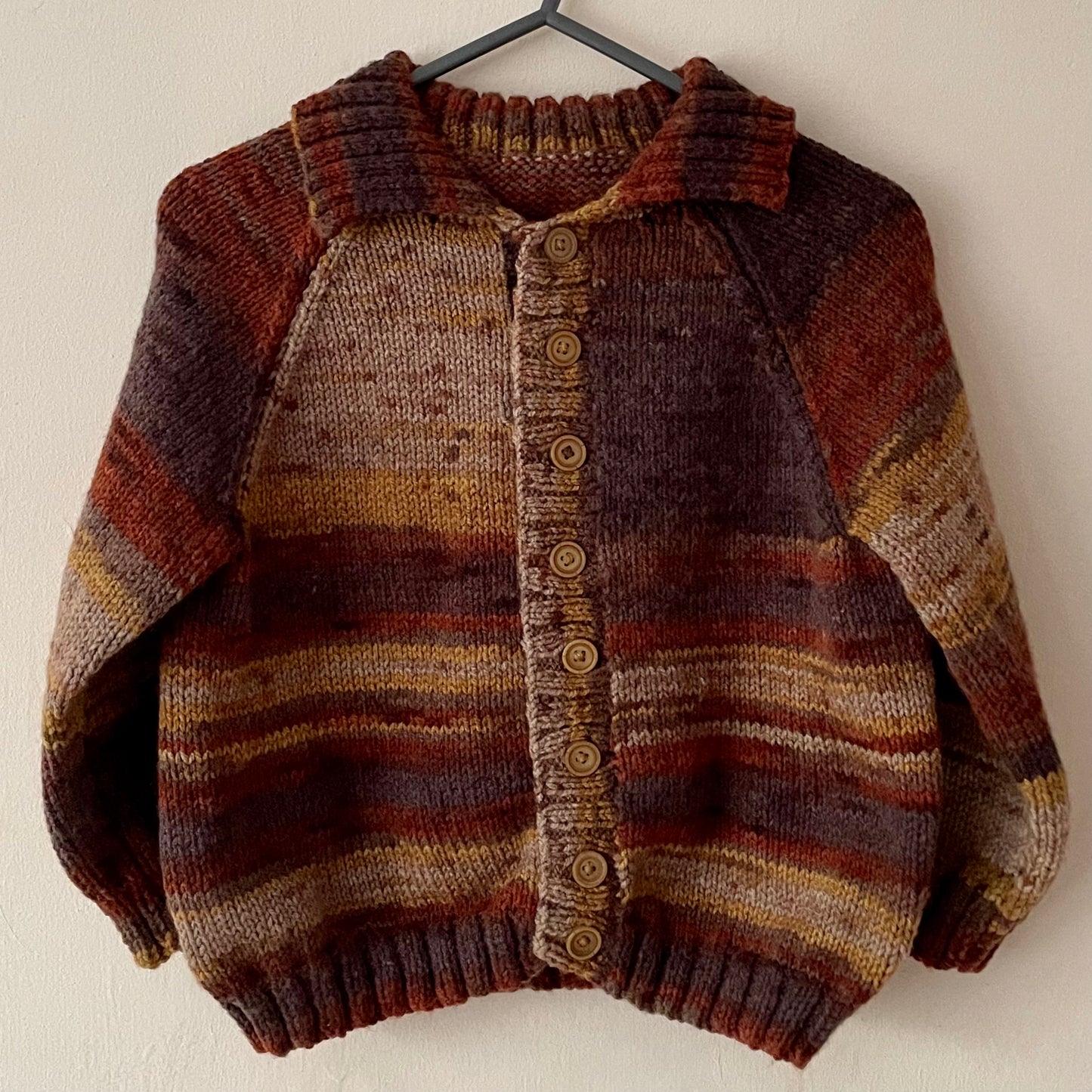 “Santasaurus” Christmas Handmade Cardigan Size Approx 6-8 Years