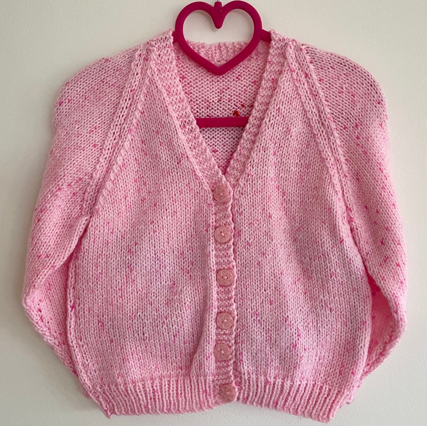 “The Magic Is In You” Rainbow Handmade Cardigan Size Approx 2-3 Years