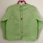 “Milk & Cookies” Handmade Cardigan Size Approx 3-4 Years